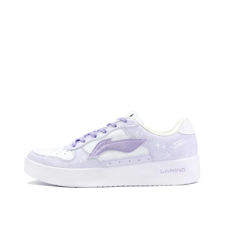 Li Ning Floating Boat Low top Skateboard Shoes Women's Light Purple