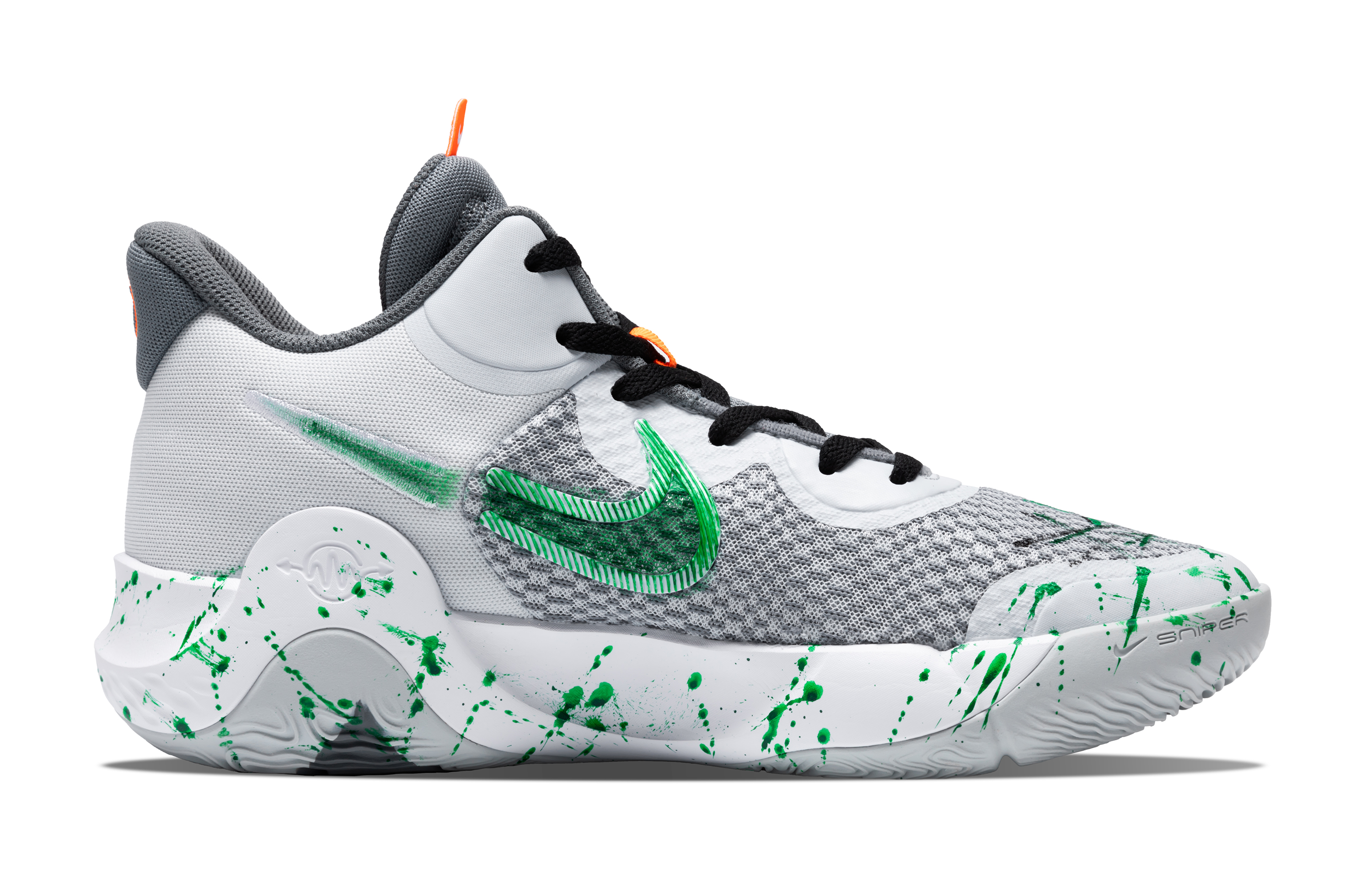 Nike KD Trey 5 IX Cushioning, Wear Resistant Low top Basketball Shoes Unisex Black Green Gray
