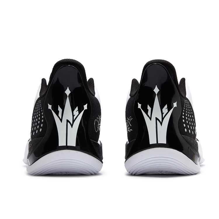 361° Cushioning Slip Resistant Abrasion Resistant Low top Basketball Shoes Men’s White Black