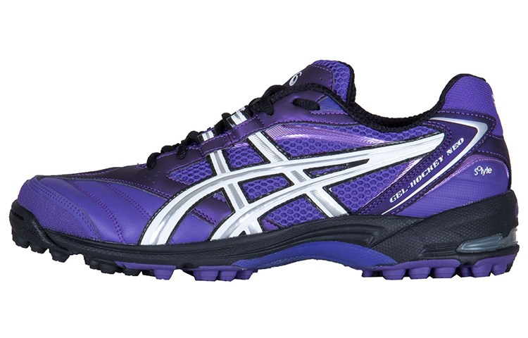 ASICS Gel Hockey Training Shoes Women's Low Top Purple