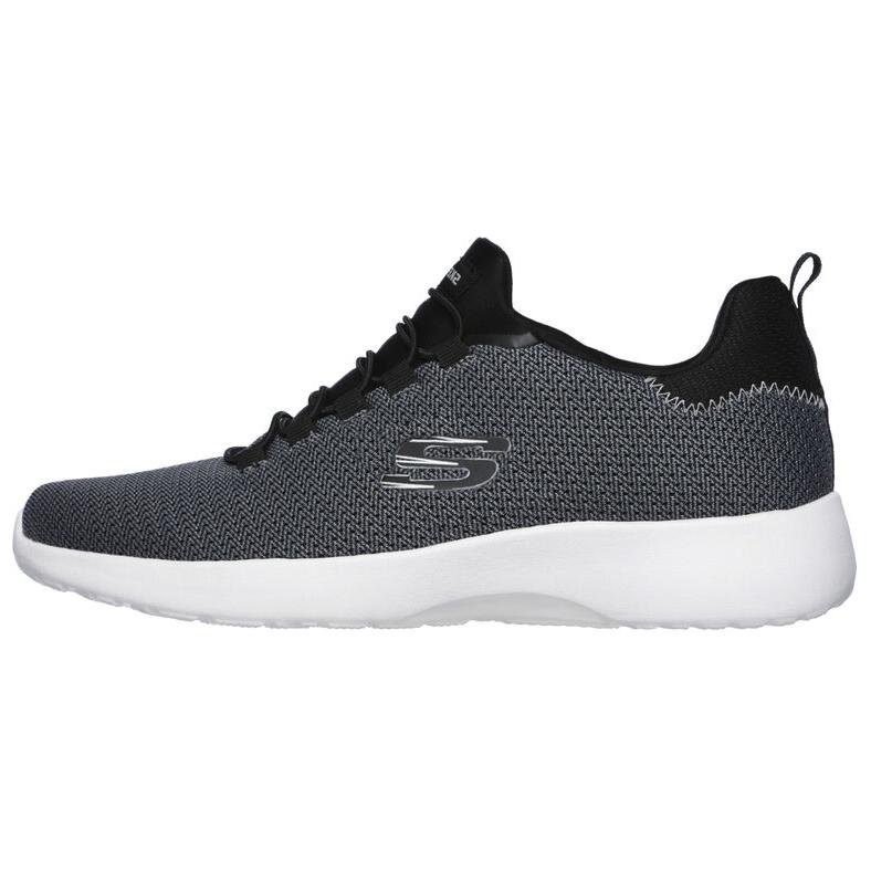Skechers Dynamight Comfortable And Lightweight Low top Training Shoes Men's Gray Black
