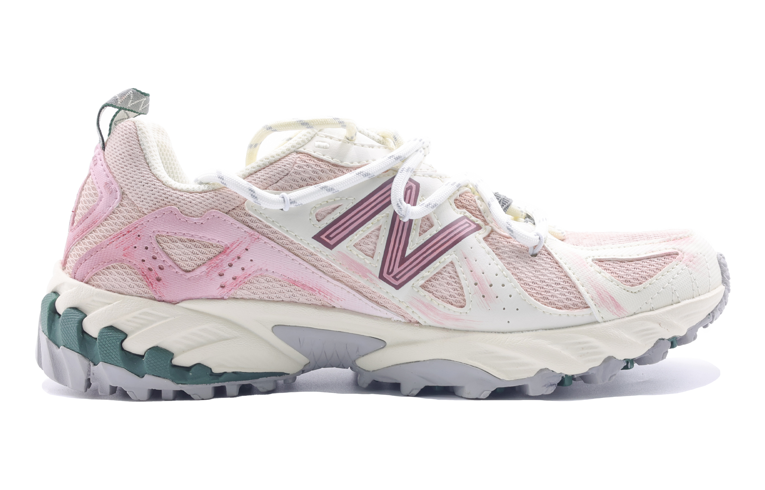 New Balance 610T Sweet Love Abrasion Resistant Low top Mountaineering Hiking Shoes Unisex Pink White