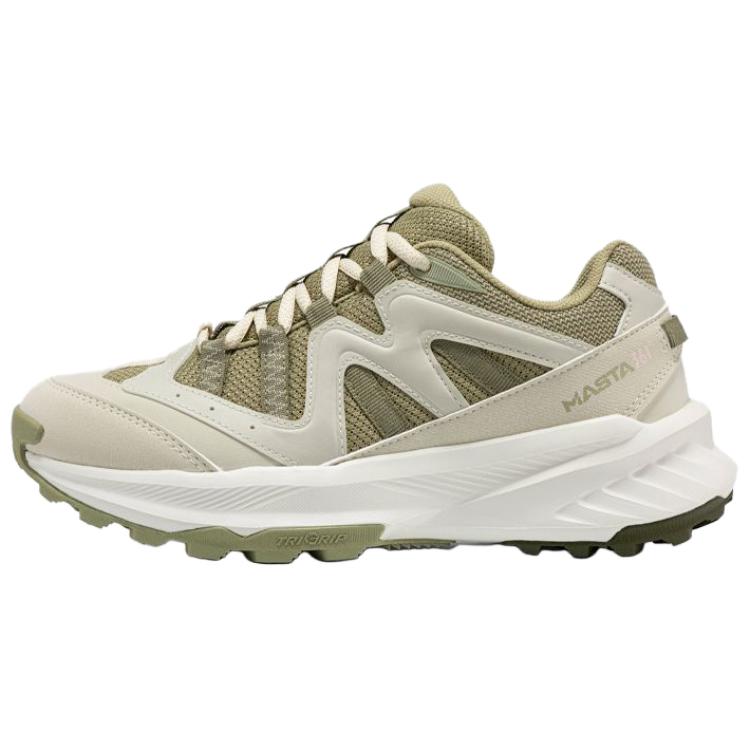 361° Cushioning Slip Resistant Breathable Low top Hiking Shoes Women’s Oats Milk Tea Stem Green