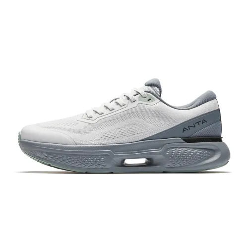 Anta Divine Run 11 Cushioning Slip Resistant Abrasion Resistant Low top Training Shoes Men's Gray