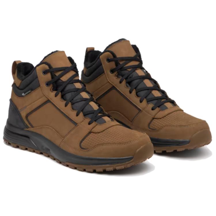 DECATHLON SH500 Waterproof Thermal Waterproof And Warm Mid top Mountaineering Shoes Men’s Brown