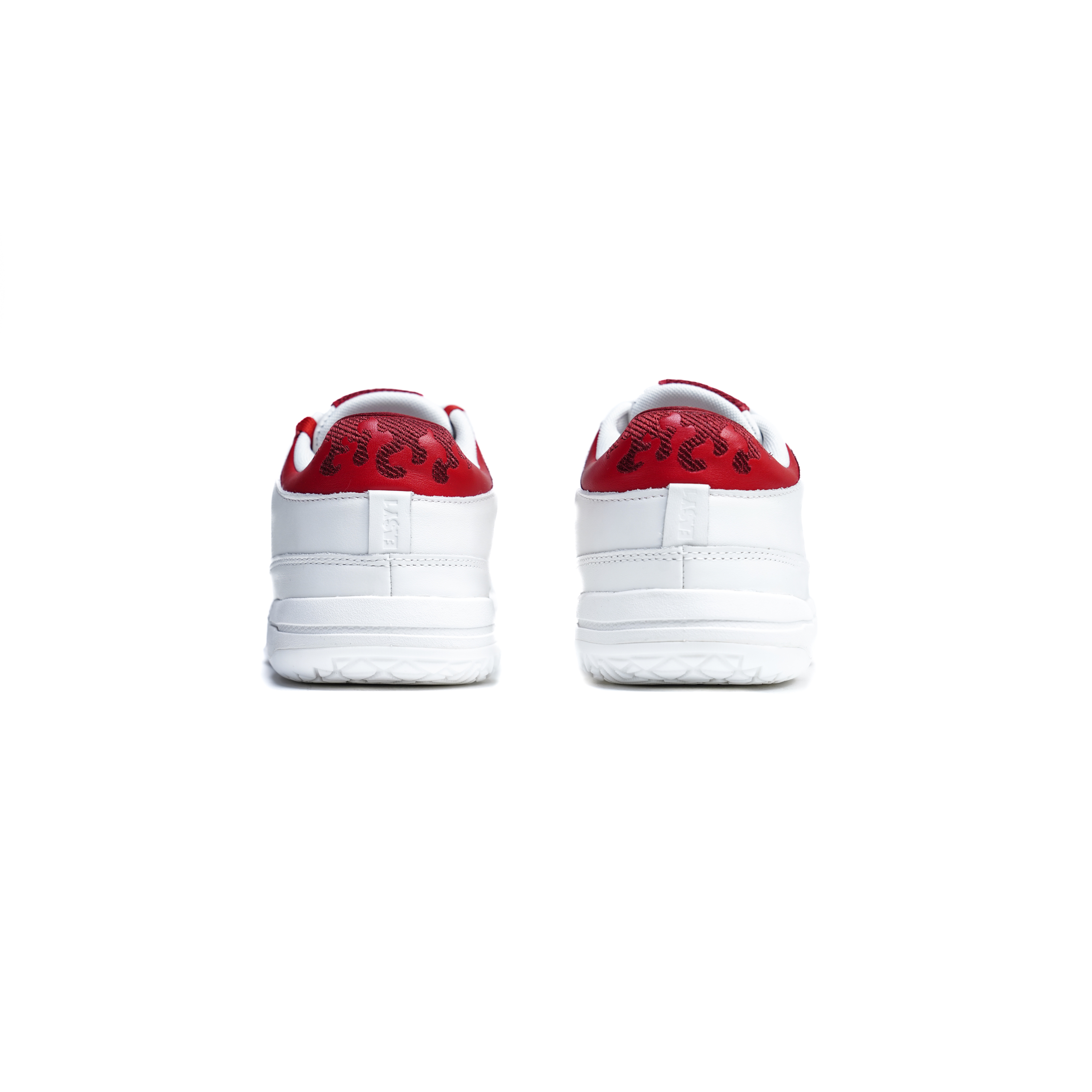 Serious Player Only Low top Basketball Shoes Unisex White Red