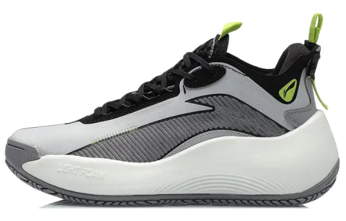 Li Ning BD5 Street Sole Reflective Low top Basketball Shoes Women's White Black Green