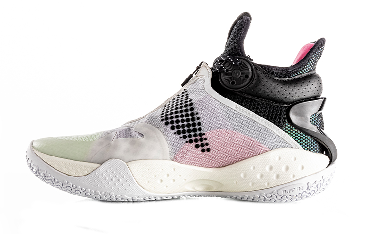 Li Ning SONIC 9 Boom Textile, Synthetic Leather, TPU Cushioning Slip Resistant Abrasion Resistant Coverage Support