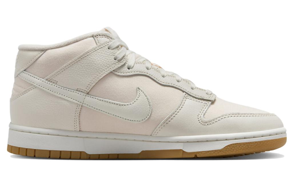 Мужские кеды Nike Dunk "Cream Canvas" (бежевые) — фото 2