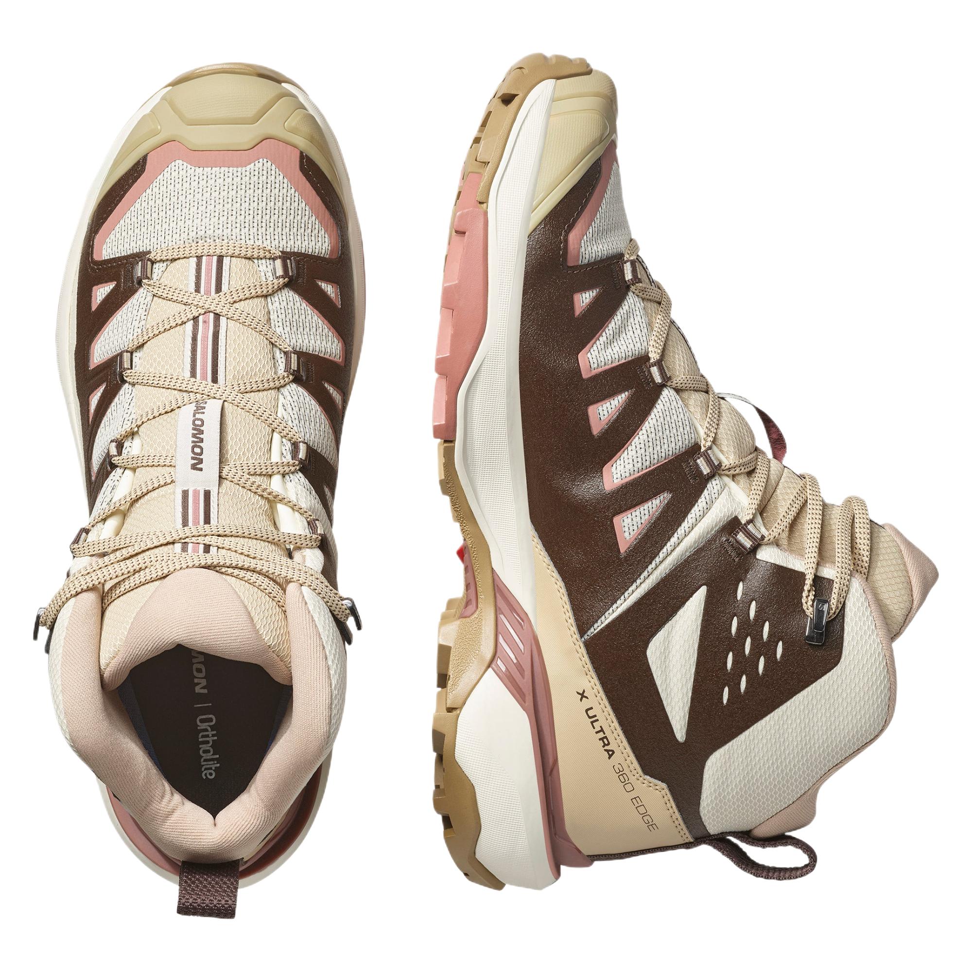 SALOMON X ULTRA 360 Waterproof Mid top Mountaineering Shoes Men’s Beige