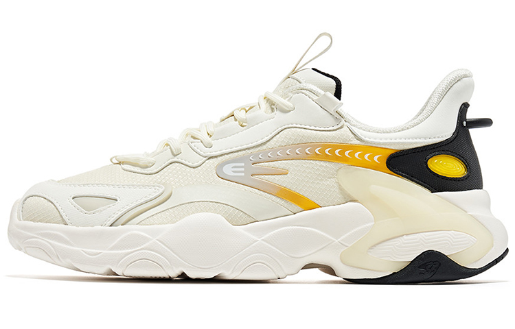 Erke Jiang Rebound Low top Training Shoes Men’s White Yellow