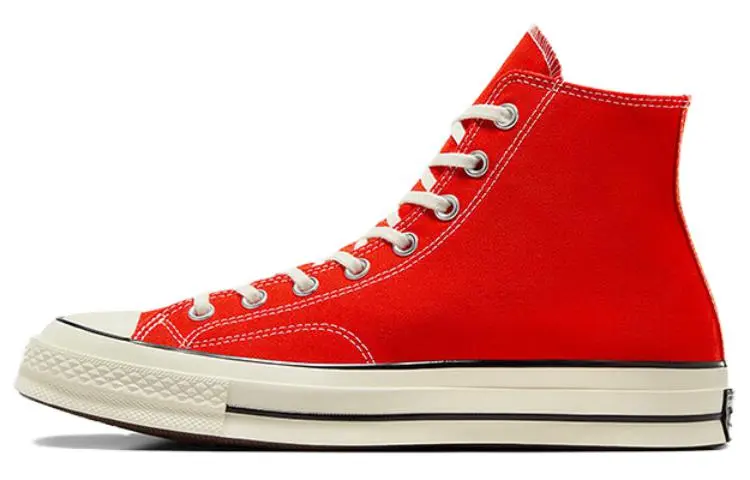 Converse 1970s Breathable Moisture Wicking Breathable Moisture Wicking High top Canvas Shoes Unisex Orange Red