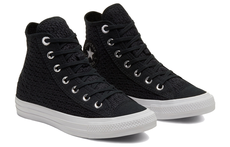 Женские кеды Converse Chuck Taylor All Star (черные) — Чёрный — фото 3