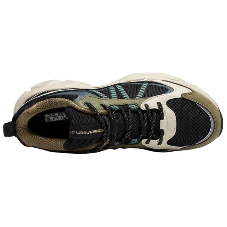 361° Cushioning Slip Resistant Grip Cushioning Slip Resistant Grip Low top Hiking Shoes Men’s Obsidian Black Army Green