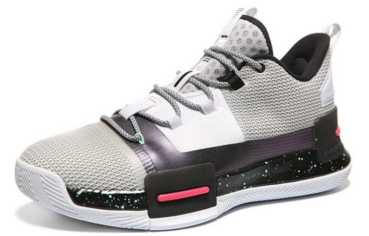 PEAK Flash Taichi Fabric Cushioning Slip Resistant Abrasion Resistant Mid top Taichi Performance Basketball Shoes Men’s