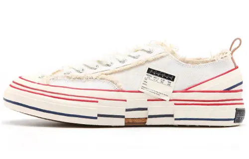 VESSEL G.O.P. LOWS WHITE Low top Canvas Shoes Unisex White