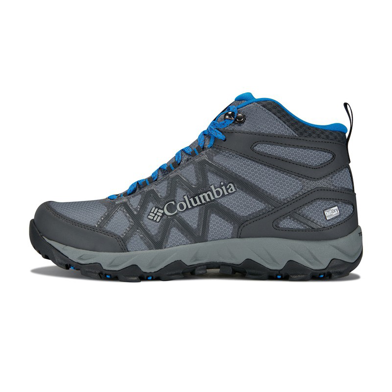 Columbia Colombia lightweight cushioning waterproof breathable travel mountaineering non-slip wrapping mid-top hiking shoes men's gray