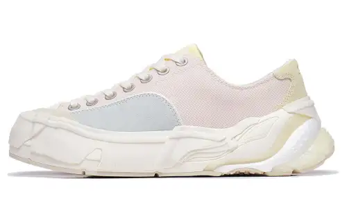Li Ning Wuji Lightweight, Wear resistant, And Non slip Low top Skateboard Shoes Women's Pink Blue