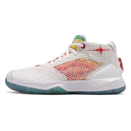 New Balance Kawhi 1 fabric artificial leather, versatile, shock-absorbing, breathable, sweat-absorbing, balanced, impact-resistant, mid-top, retro basketball shoes, men's model, all-star color