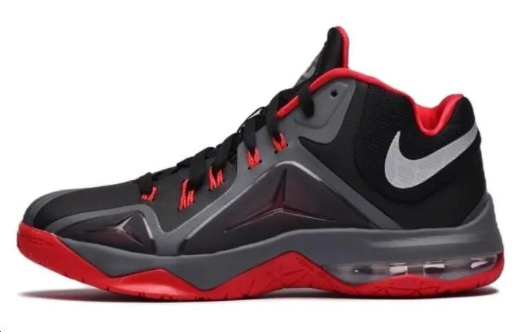 Nike Ambassador 7 Cushioning Abrasion Resistant Cushioning, Wear Resistant Low top Basketball Shoes Men's Black Red