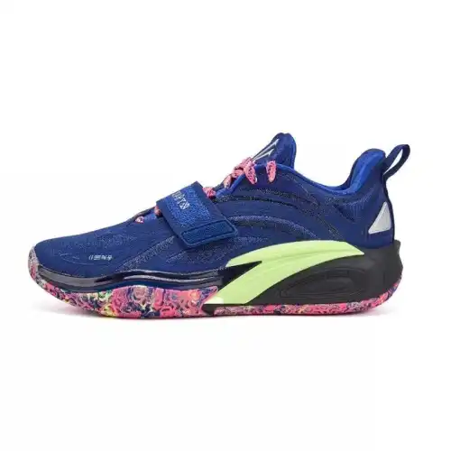 Anta KAI 1 Slip Resistant Abrasion Resistant Low top Basketball Shoes Men's Blue
