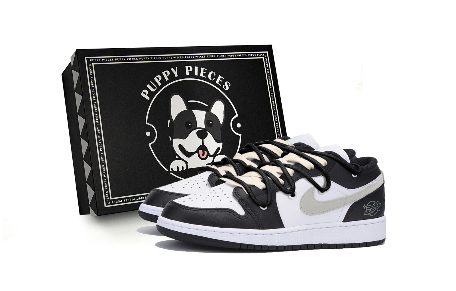 Jordan Air Jordan 1 Abrasion Resistant Slip Resistant Low top Vintage Basketball Shoes Men’s Black Gray