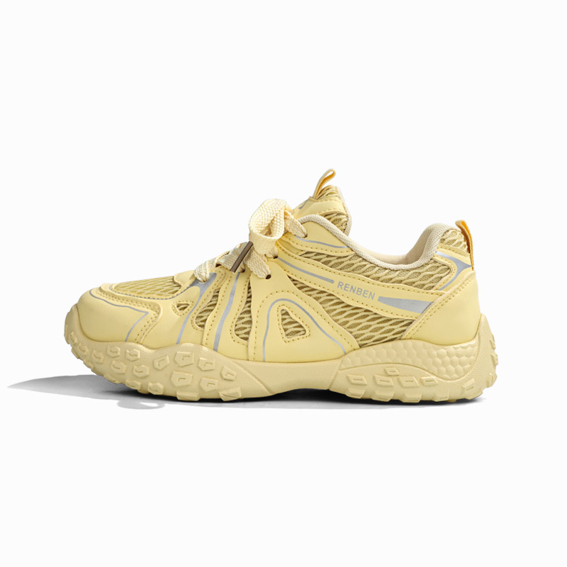 RENBEN Breathable, Lightweight, Slip Resistant Low top Hiking Shoes Women’s Yellow