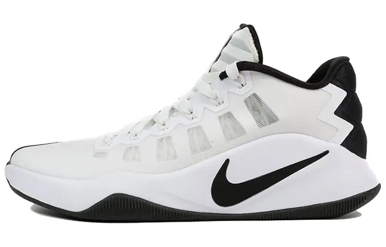 Nike Hyperdunk 2016 Fashionable and versatile shock absorption balance Zhongbang Practical basketball shoes Men's white and black