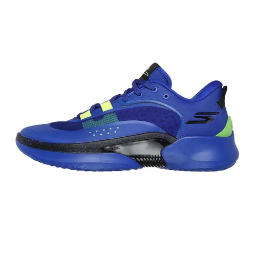 Skechers SKX RESAGRIP Low Abrasion Resistant Breathable Low top Basketball Shoes Men's Blue Black
