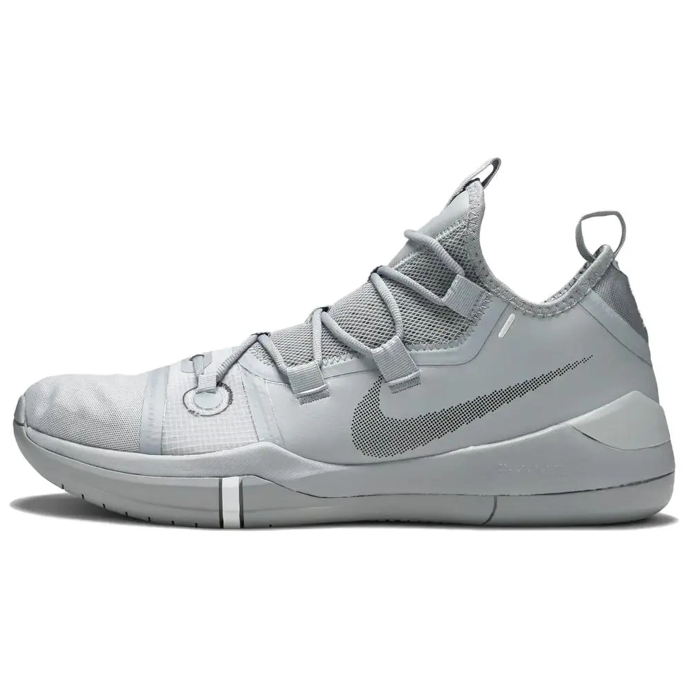 Nike Kobe AD Abrasion Resistant Abrasion Resistant Low top Basketball Shoes Men's Gray