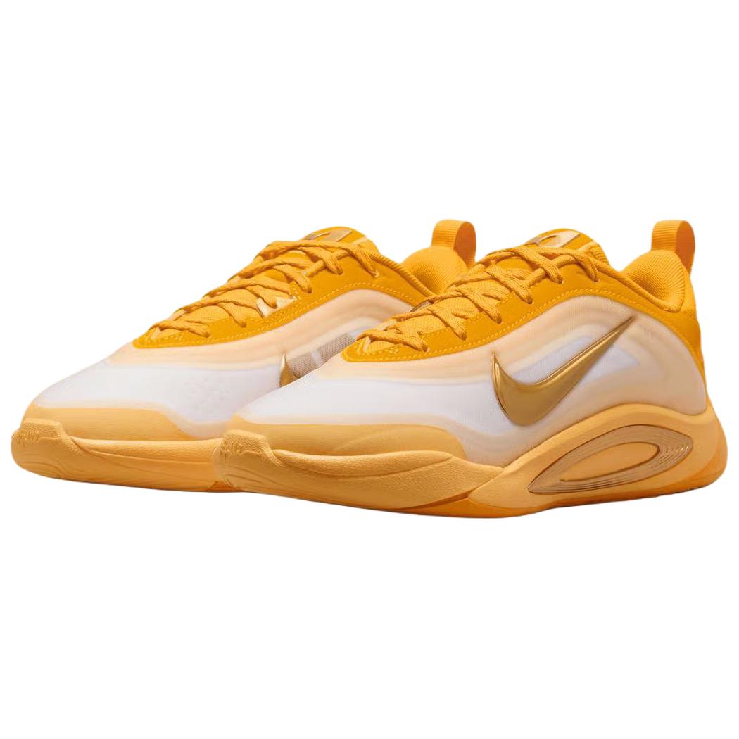 Nike A’One Abrasion Resistant Abrasion Resistant Low top Basketball Shoes Women’s Metal Gold