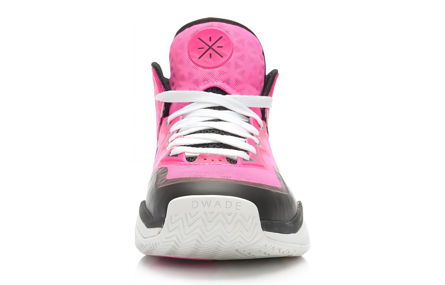 Li Ning Way Of Wade 3 Miami Rose Slip Resistant Cushioning Slip Resistant Cushioning Mid top Basketball Shoes Unisex