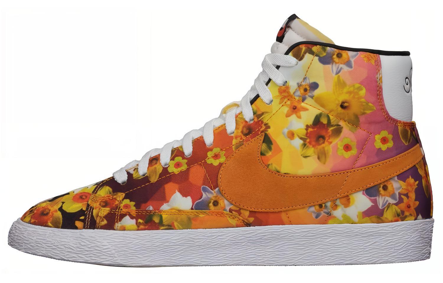Мужские кеды Nike Blazer (оранжевые)
