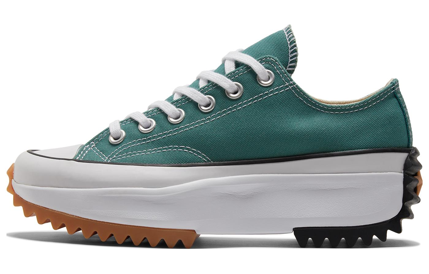 Кеды Converse Run Star Hike (зелено-белые)