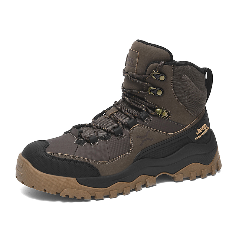 Jeep Cow Split Leather High top Hiking Shoes Men’s