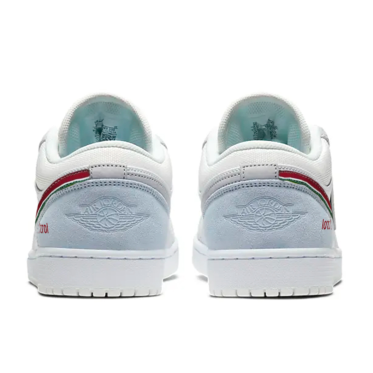 Jordan Air Jordan 1 Vintage Basketball Shoes Unisex Low Top White/Gray