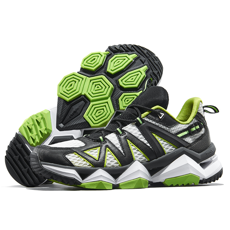 RAX Low top Outdoor Shoes Men’s White Green Black