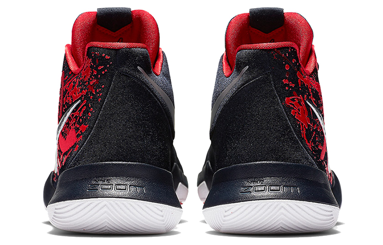 Мужские кроссовки Nike Kyrie 3 (черно-красный) — Чёрный / красный — фото 5