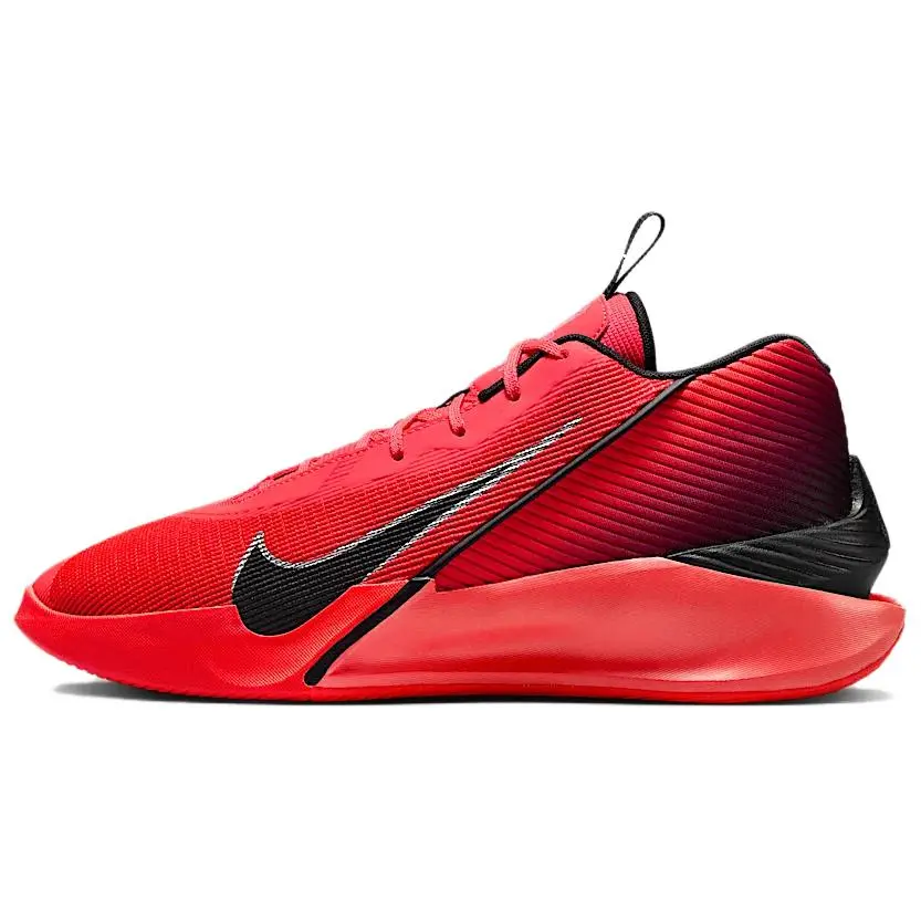 Nike G.T. Jump Academy Comfortable Slip Resistant Abrasion Resistant Low top Basketball Shoes Men's Red Black