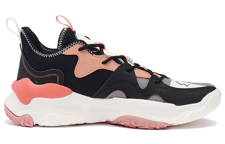 361° Textile, Leather Cushioning Slip Resistant Abrasion Resistant Coverage Support Low top Basketball Shoes Men’s