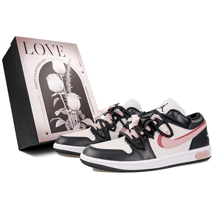 Jordan Air Jordan 1 Vintage Basketball Shoes Women’s Low Top Pink