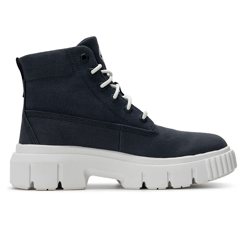 Timberland Greyfield Slip Resistant Abrasion Resistant High top Hiking Shoes Women’s Black White