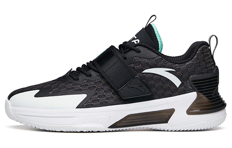 Anta Hengsao3 Abrasion Resistant Breathable Abrasion Resistant Breathable Low top Basketball Shoes Men’s Black