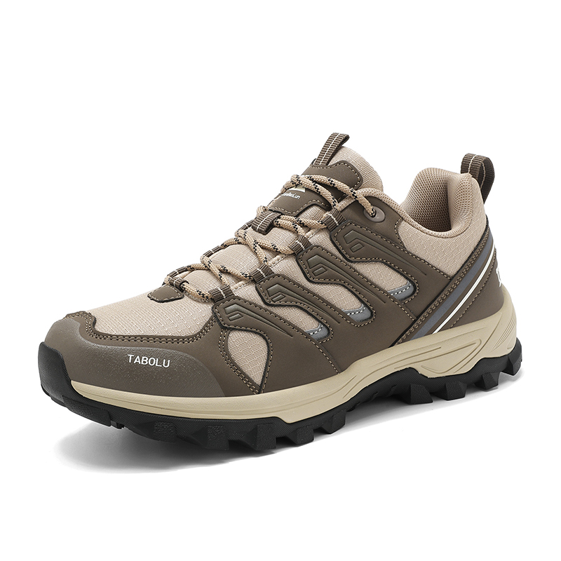 TABOLU Slip Resistant, Abrasion Resistant, Breathable Low top Mountaineering Shoes Men’s