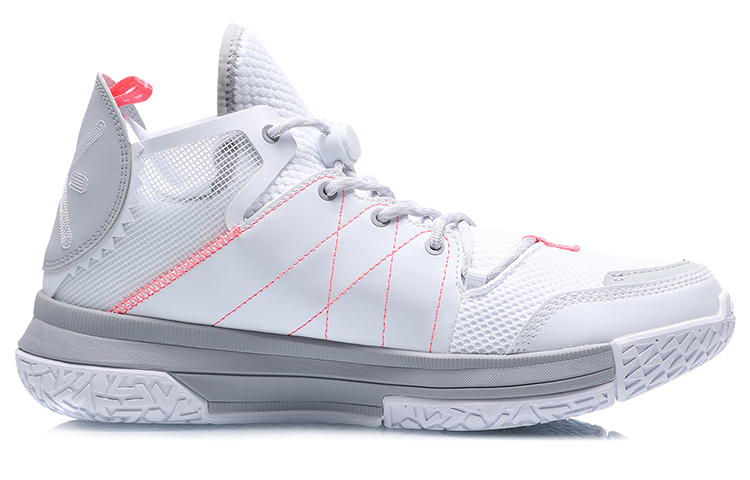 Li Ning Wowls Textile, Synthetic Leather, TPU Cushioning Slip Resistant Abrasion Resistant Breathable Rebound Mid top