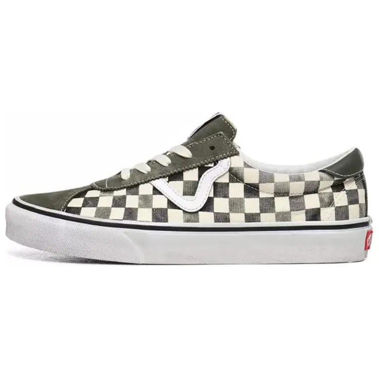 Vans Washed Sport Grey Checkboard 'Gray White'