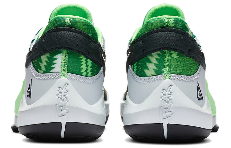 Кроссовки Nike Freak 2 EP Naijia (белый / зеленый) — Белыйзелёный — фото 5