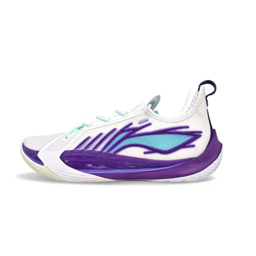 Li Ning Sonic 13 Textile, TPU Cushioning Slip Resistant Abrasion Resistant Breathable Low top Basketball Shoes Men's