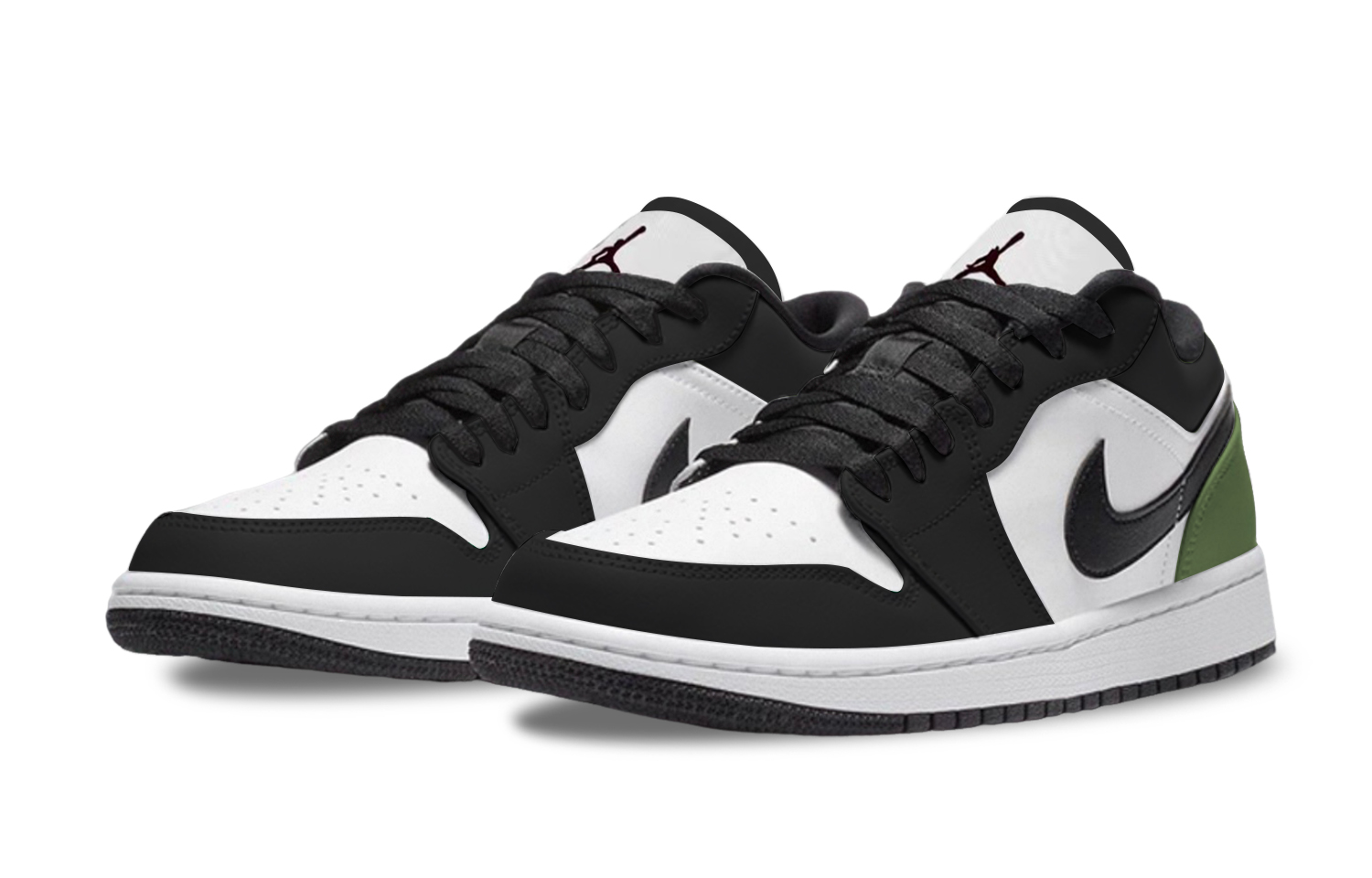 Jordan Air Jordan 1 Matcha Mousse Classic And Versatile Cushioning, Wear Resistant Low top Vintage Basketball Shoes