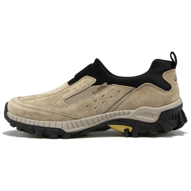 Jeep Abrasion Resistant Low top Hiking Shoes Men’s Khaki